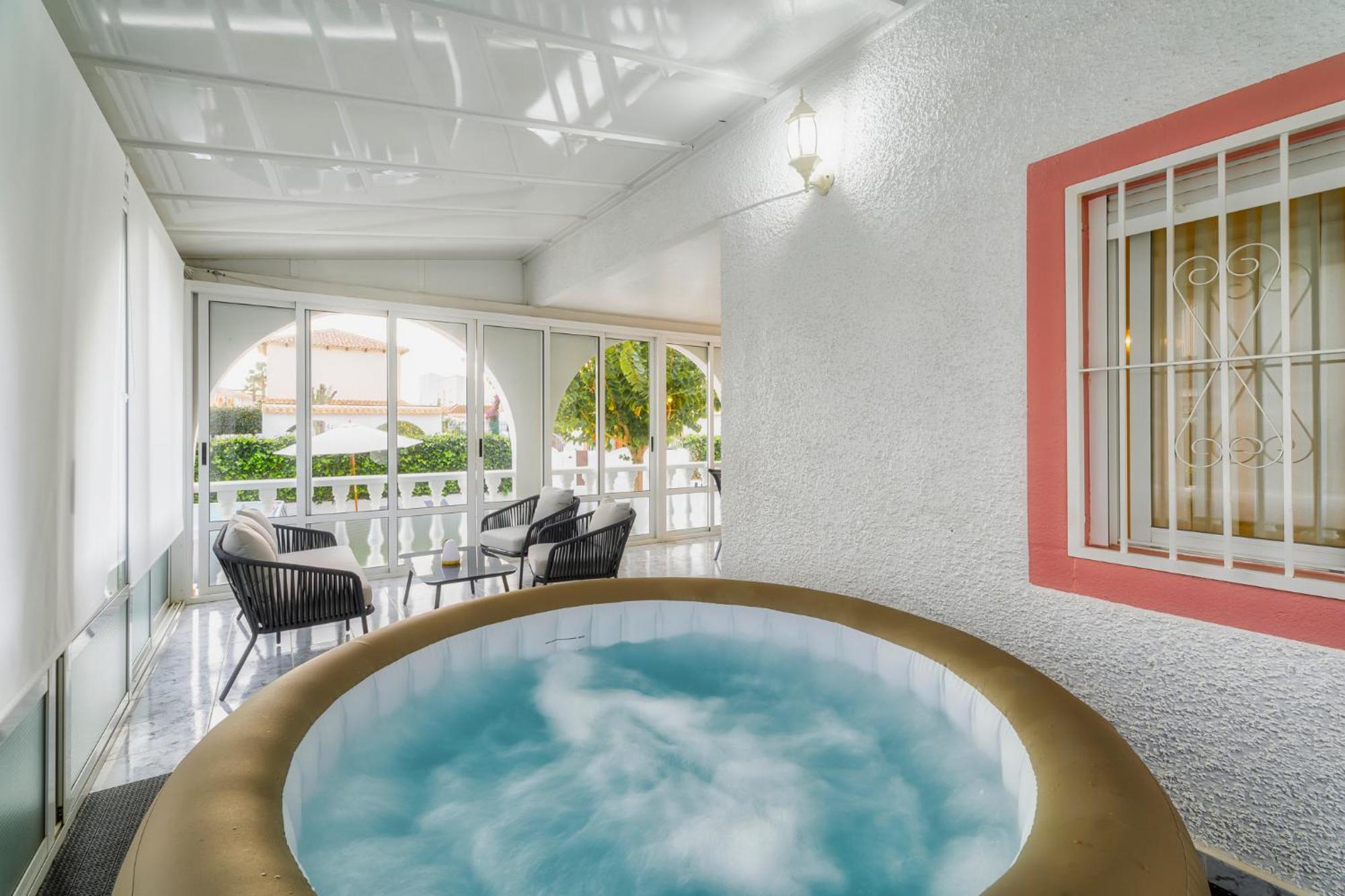 Villa Marie Estancia Premium En El Mar Menor Con Jacuzzi Climatizado Los Narejos Εξωτερικό φωτογραφία
